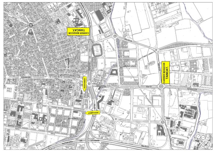 renovación del pavimento de la calle Manacor, desde avenidas hasta Reyes Católicos