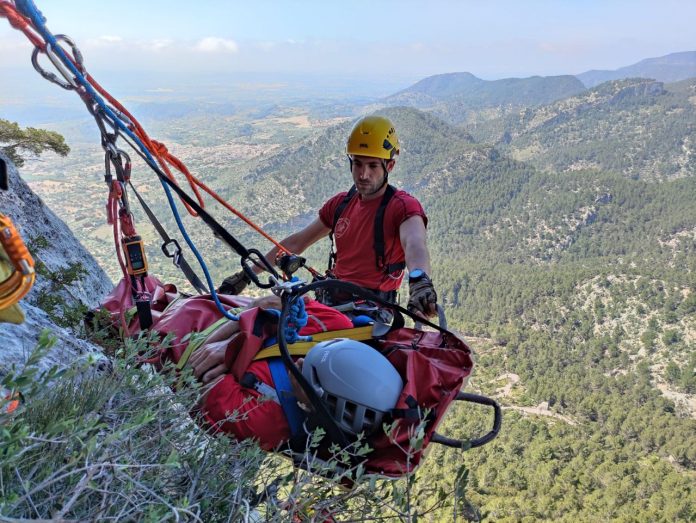 El Grupo de Rescate de Montaña de los Bomberos de Mallorca incrementan su actividad un 40%