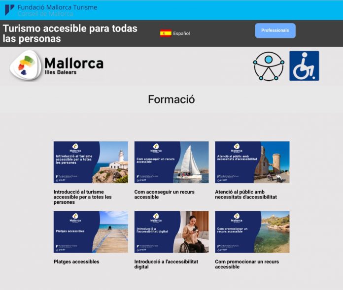 La Fundació Mallorca Turisme ofrece formación gratuita en materia de accesibilidad