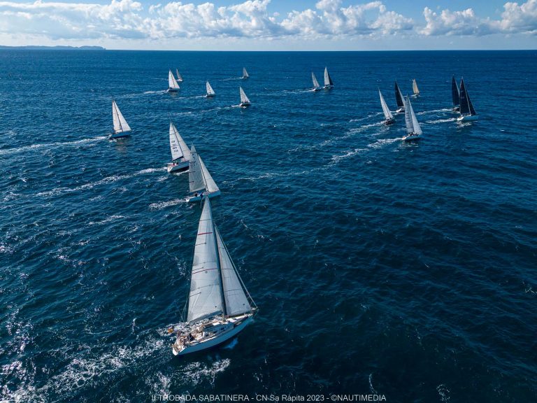 Condiciones perfectas para una magnífica regata en la II Trobada Sabatinera en el CNR