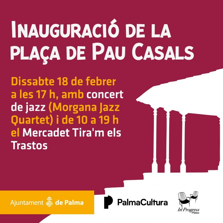 Mercadillo "Tira’m els Trastos" en la plaza Pau Casals