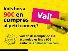 1 millón de euros en una nueva edición de la campaña de vales descuento de PalmaActiva