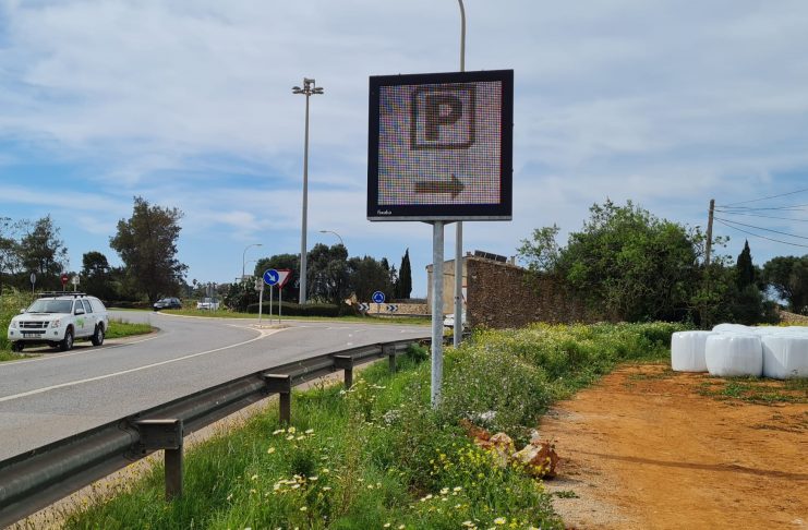 Mejorar del acceso a los aparcamientos de Es Trenc