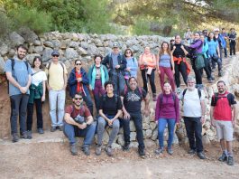 Caminata popular en la apertura del tramo entre Estellencs y el Coll d'Estellencs