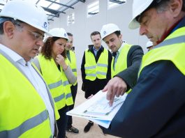 Avance de las obras de construcción de la quinta estación de ITV en Son Bugadelles