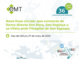 Nueva línea circular L36 Son Espases