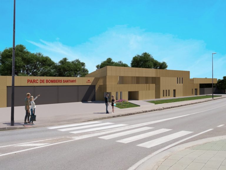 Proyecto del nuevo parque de bomberos de Santanyí