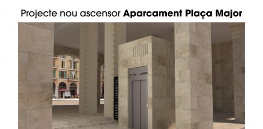 El ascensor del aparcamiento de plaza Major dispondrá de una nueva parada a la altura de la calle Sindicat