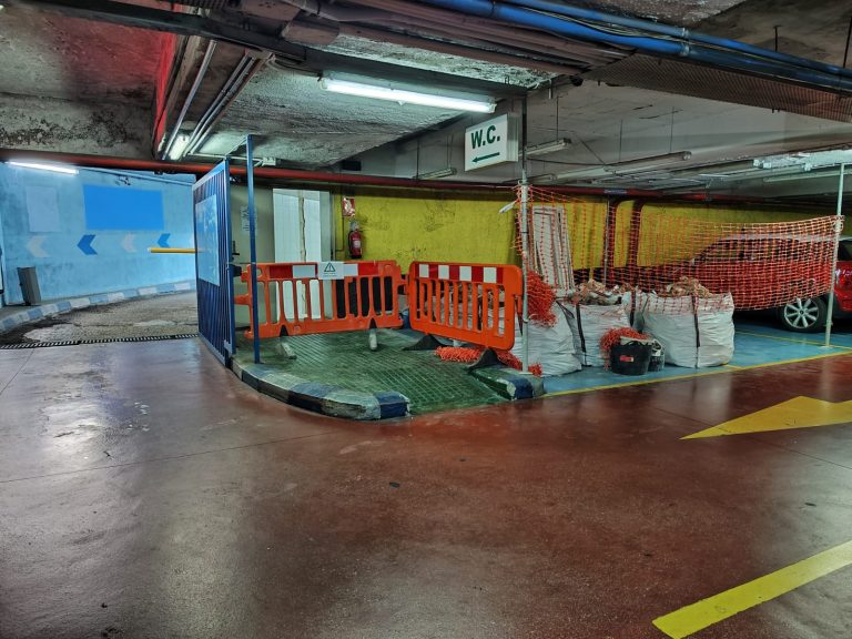 Empiezan las obras de renovación integral del aparcamiento de Avenidas