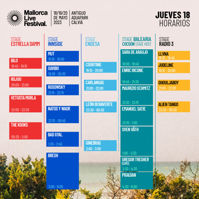 Mallorca Live Festival 2023 revela los horarios de su sexta edición