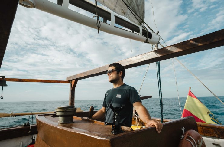 Nacho Dean recala en Mallorca para analizar el estado del mar