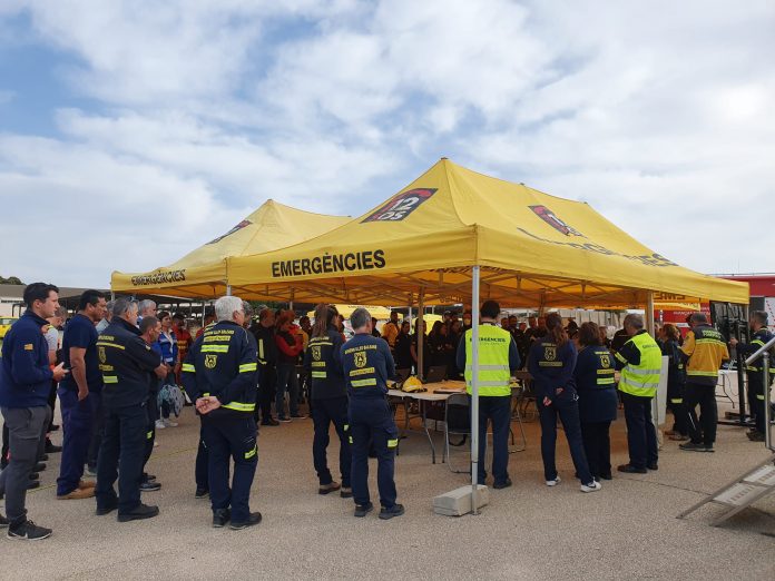 Emergencias organiza un simulacro de incendio forestal