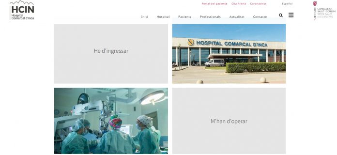 El Hospital de Inca estrena una nueva web