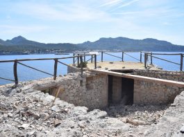 El Parque Natural de Sa Dragonera restaura el mirador de Miranda
