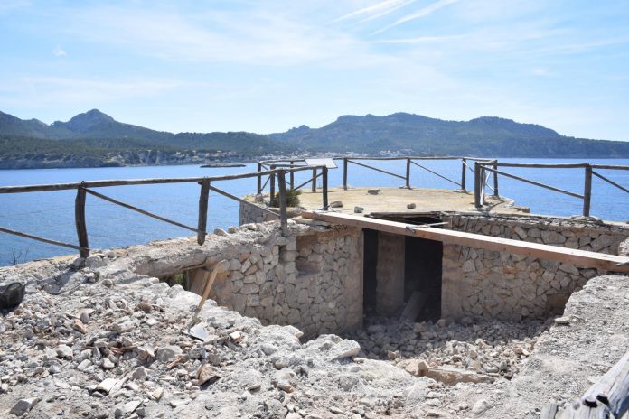 El Parque Natural de Sa Dragonera restaura el mirador de Miranda