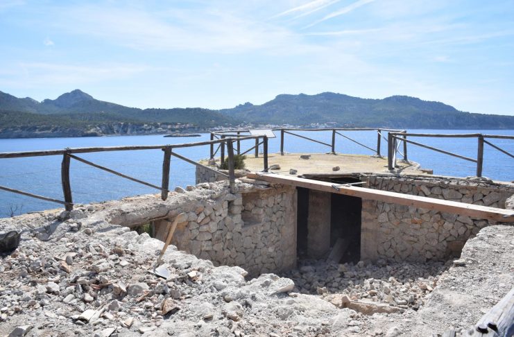 El Parque Natural de Sa Dragonera restaura el mirador de Miranda