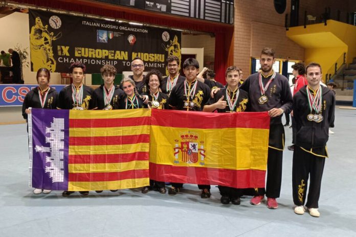 El Kung Fu balear arrasa en el europeo celebrado en Italia