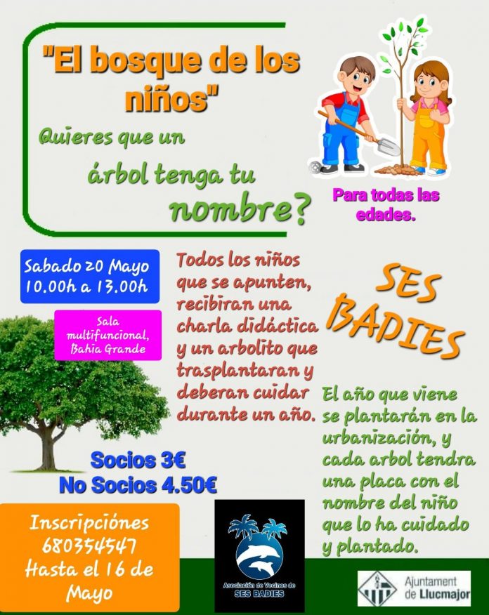 El bosque de los niños en la urbanización de Badia Gran