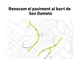 Asfaltado de diferentes calles de Son Dameto