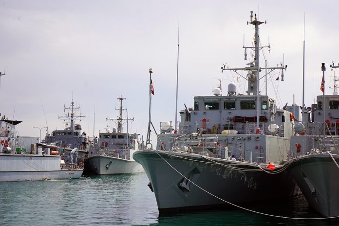 Zarpan los buques participantes en las maniobras Spanish Minex-23