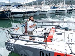 La única mujer española en cruzar el Atlántico sola