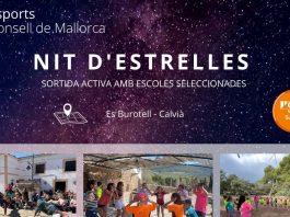 El Consejo de Mallorca pone al alcance de un grupo de jóvenes escolares una «Noche de estrellas»