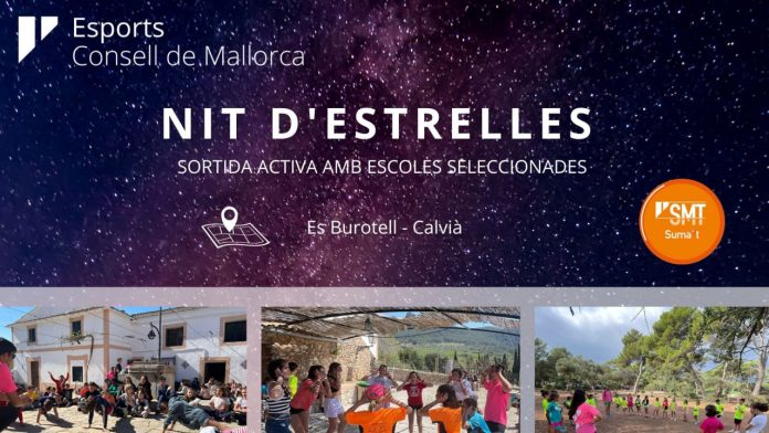 El Consejo de Mallorca pone al alcance de un grupo de jóvenes escolares una «Noche de estrellas»