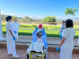 La jornada estaba diseñada para fomentar la realización de actividades físicas y deportivas entre todos los pacientes ingresados