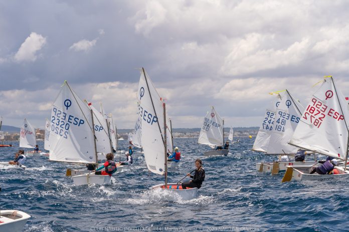 Una dura meteo corona a los regatistas del 44 Trofeo Mama Optimist S.M. La Reina