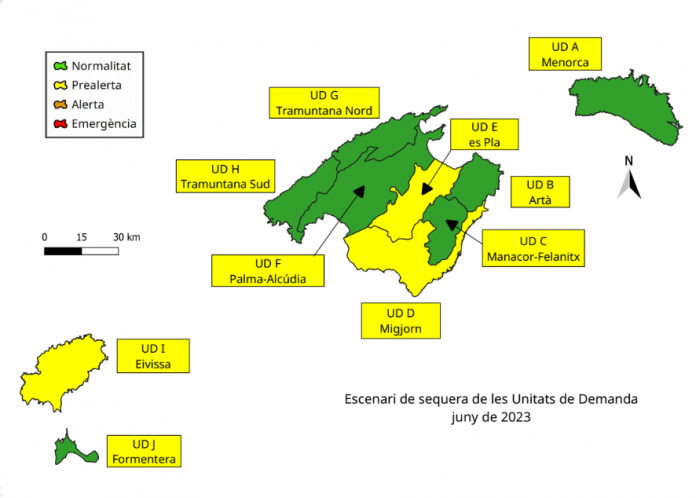 Las reservas hídricas de las Illes Balears se mantienen al 59%