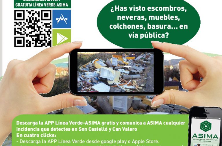 El 99% de las incidencias comunicadas a través del servicio Línea Verde-ASIMA han sido ya solucionadas