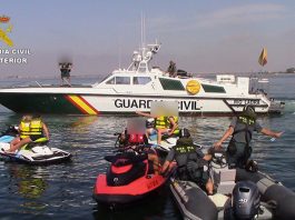 Guardia Civil despliega una campaña de control e inspección a los chárteres náuticos en colaboración con el Govern