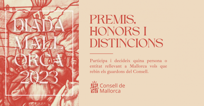 Se abre el proceso participativo para presentar las candidaturas a los Premios, Honores y Distinciones del Consell de Mallorca