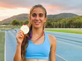 Daniela García y Marc Tur, con #EspañaAtletismo en Budapest2023!