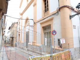reconstrucción del teatro Defensora de Sóller