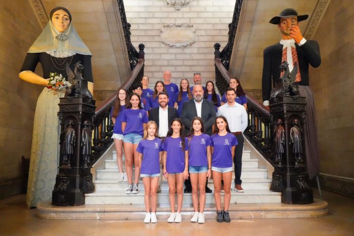 homenaje al CG Palma por su ascenso a Primera División de gimnasia artística