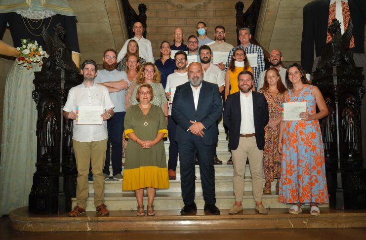 Toma de posesión de 12 profesores músicos y un atrilero como personal funcionario del Ayuntamiento de Palma