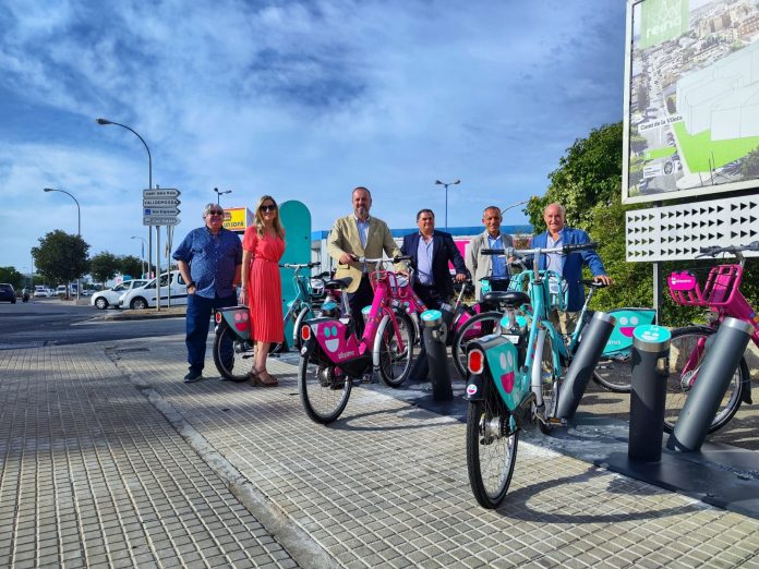 Bicipalma estrena una nueva estación en la rotonda de Son Pacs