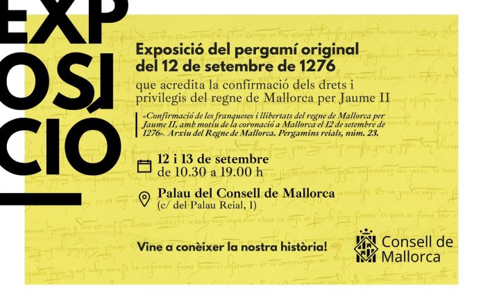 Otorgamiento de los privilegios del reino de Mallorca el 12 de septiembre