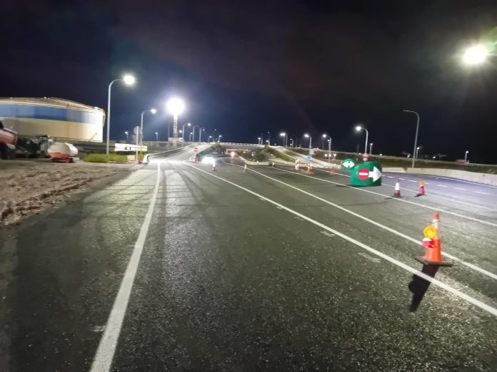 elimina uno de los puntos negros más peligrosos de la red de carreteras situado cerca de los depósitos de CLH