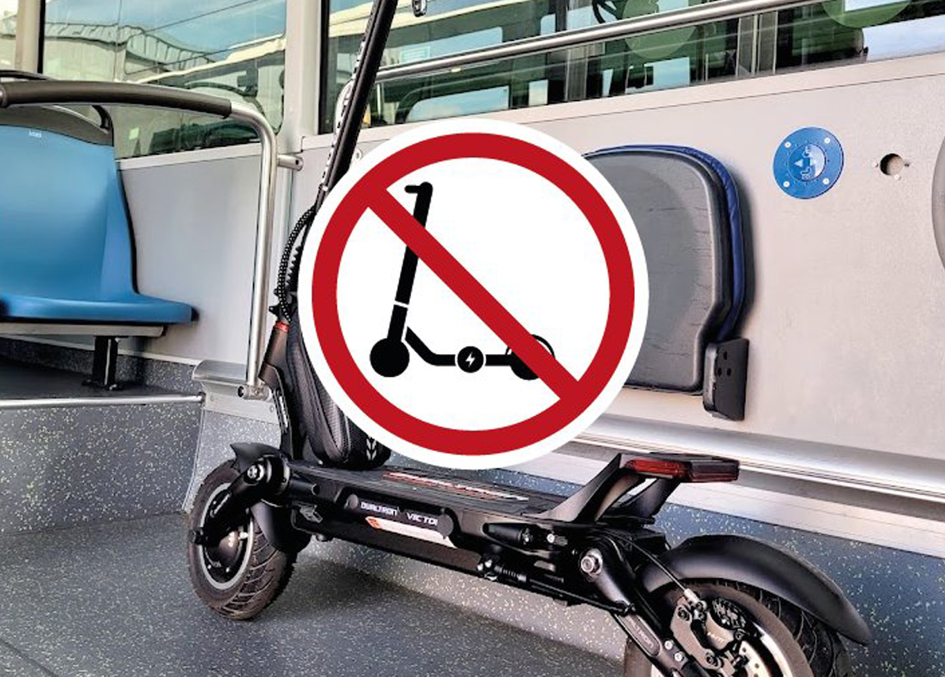 Los patinetes eléctricos vetados en el transporte público