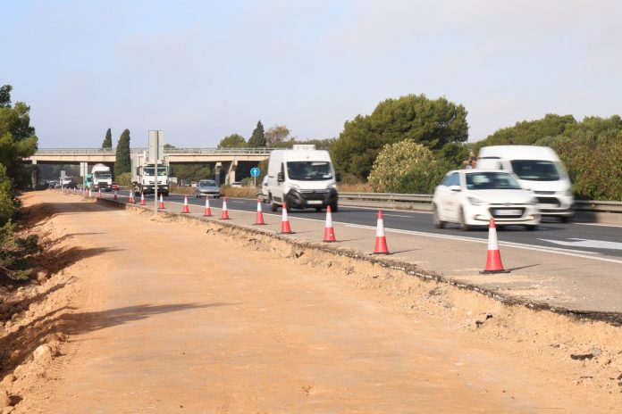 mejoras para reducir los atascos desde el aeropuerto a la autopista Ma-19 en dirección a Santanyí