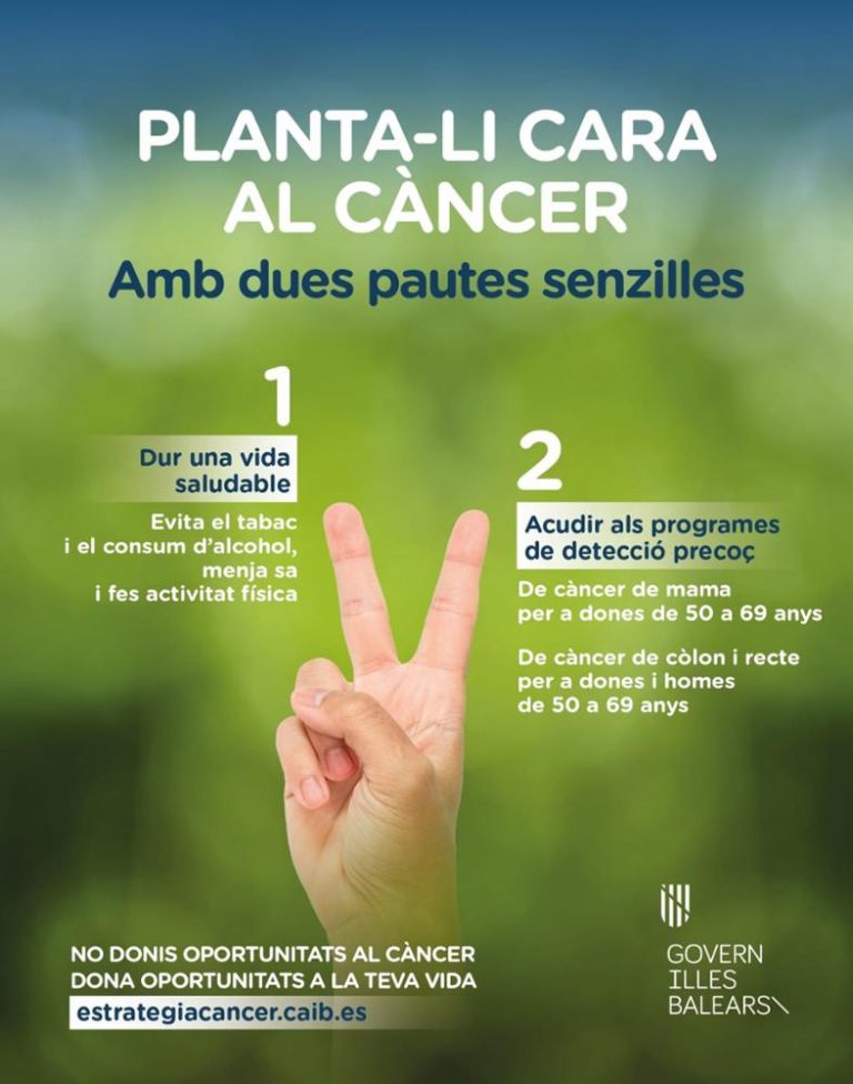 Campaña para concienciar sobre la importancia de prevenir el cáncer