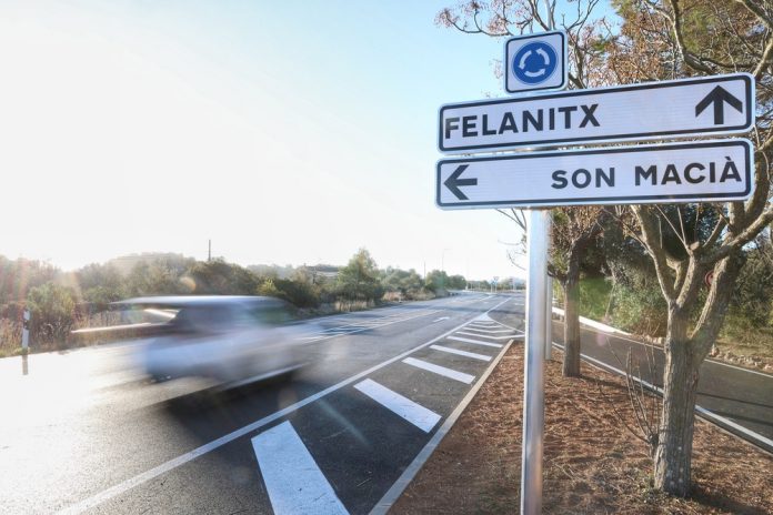 remodelación de la carretera de Manacor a Felanitx con mejoras importantes para la seguridad