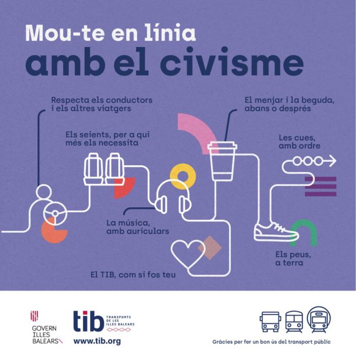 Campaña para promover el civismo en el transporte público