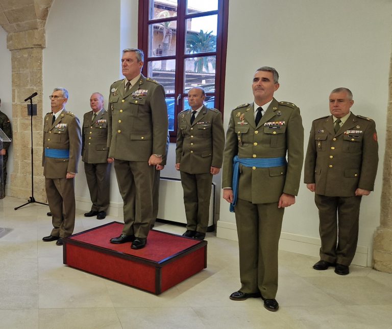 El teniente coronel mallorquín, Ivan Morgan Planas, toma posesión del cargo de Jefe del Estado Mayor