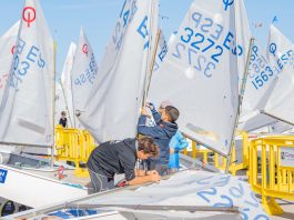Los más pequeños, protagonistas del Trofeo Repsol de Optimist del Club Nàutic Sa Ràpita