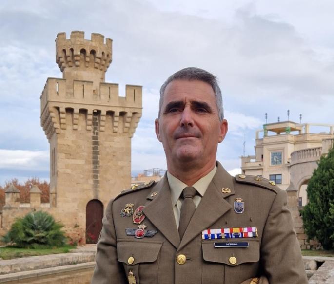 El teniente coronel mallorquín, Ivan Morgan Planas, toma posesión del cargo de Jefe del Estado Mayor