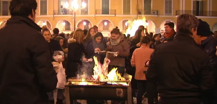 foguerons sant sebastià en palma