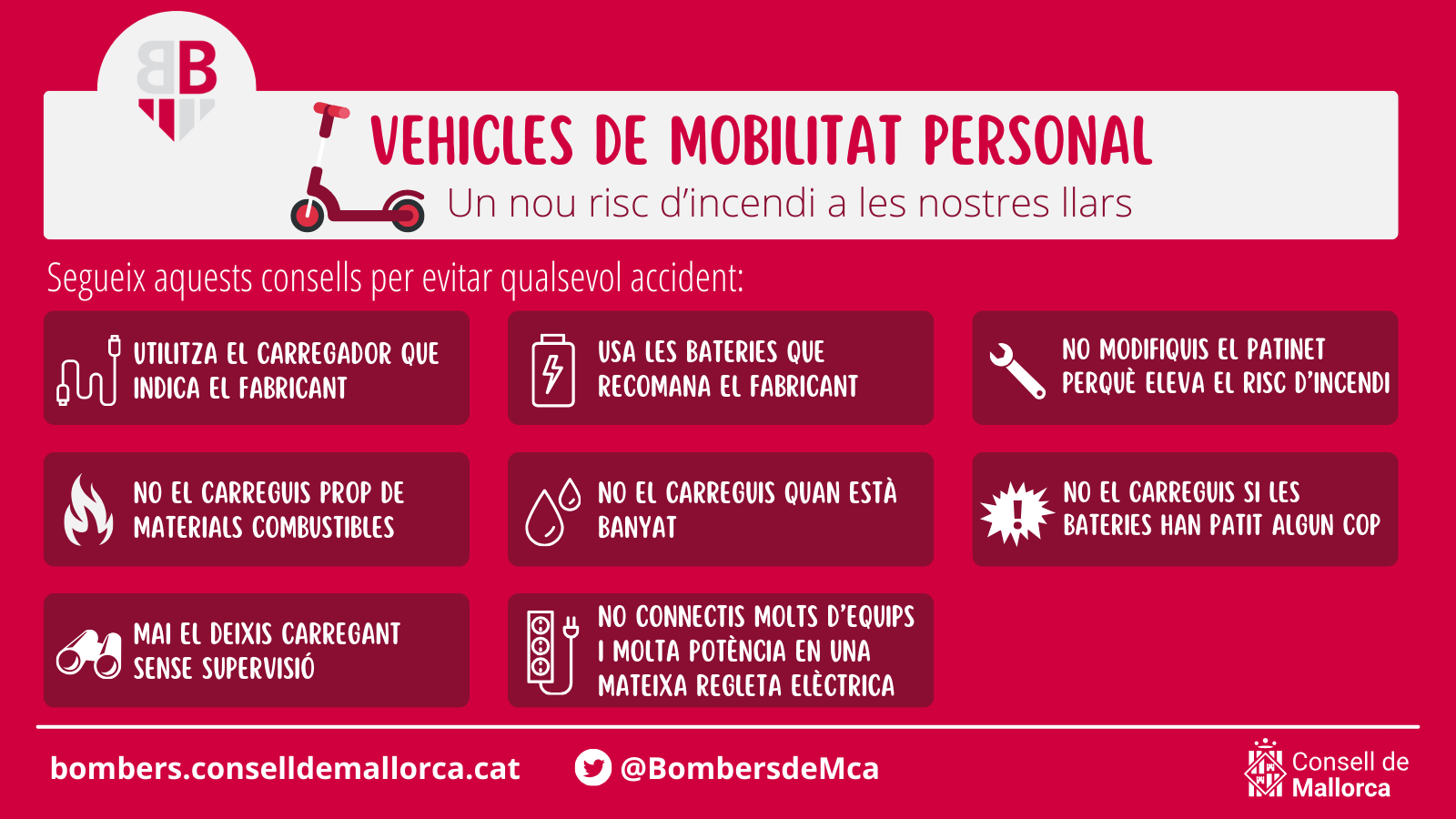 Los Bombers de Mallorca inician una campaña en las redes por el riesgo ...